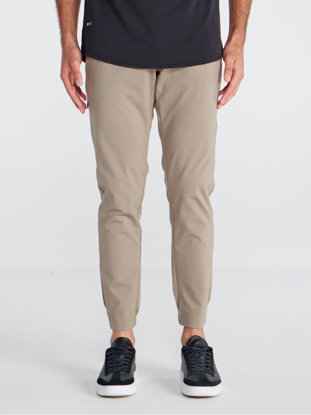 BYLT Mens Everyday Jogger Pant 2.0 Skinny Fit size 35 in Taupe